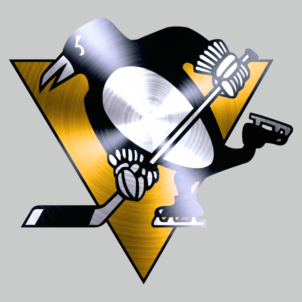 Pittsburgh Penguins Stainless steel logo iron on paper